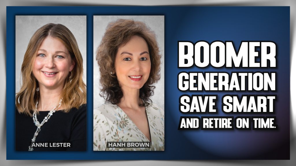 Anne Lester - Baby Boomers How to save Smart Money and Retire on Time