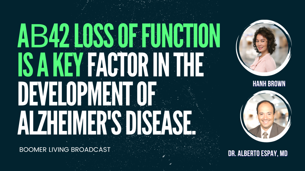 Alberto Espay - A Study Finds That Aβ42 Loss Of Function Is A Key Factor In The Development Of Alzheimer's Disease